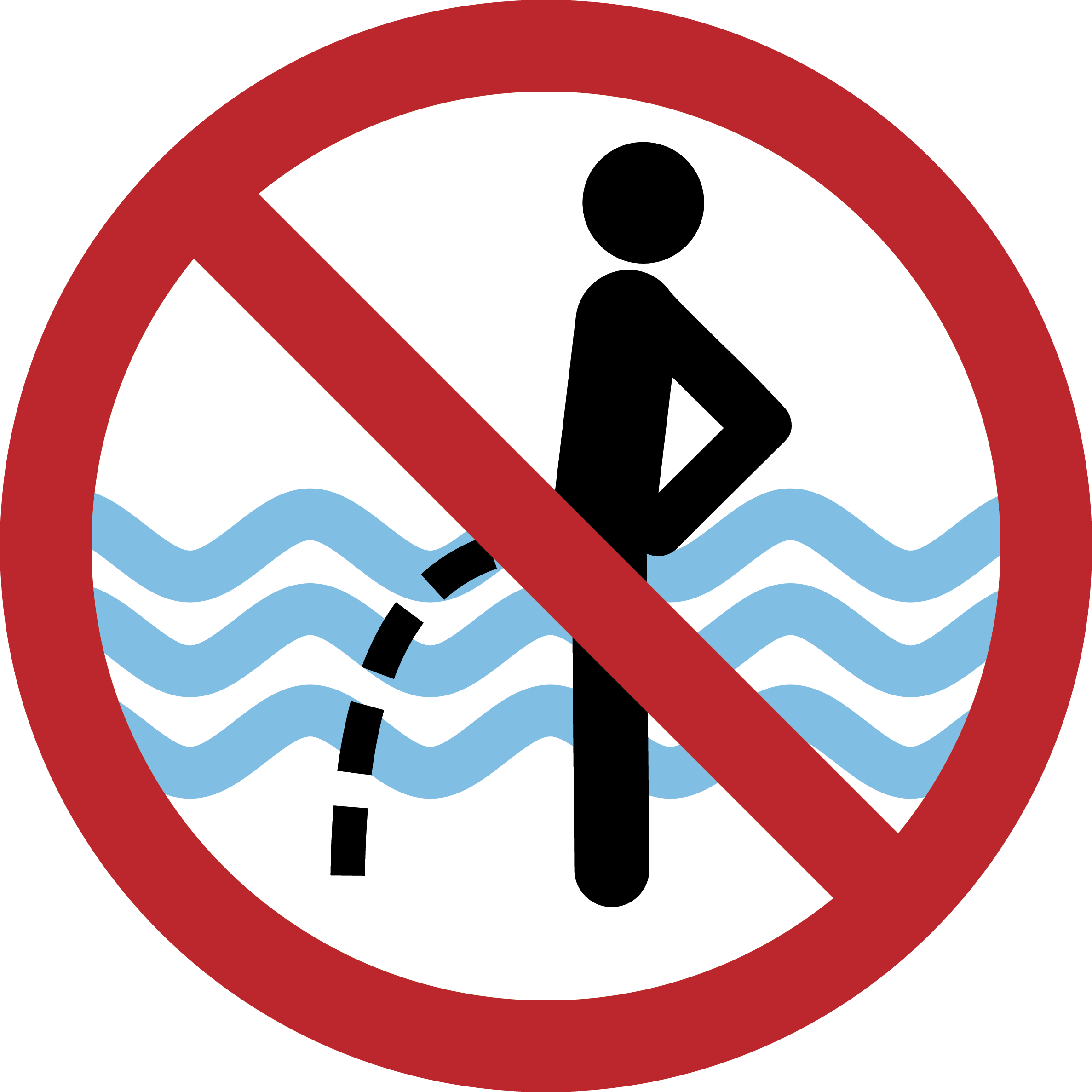 Prohibido orinar, escupir, defecar o vomitar